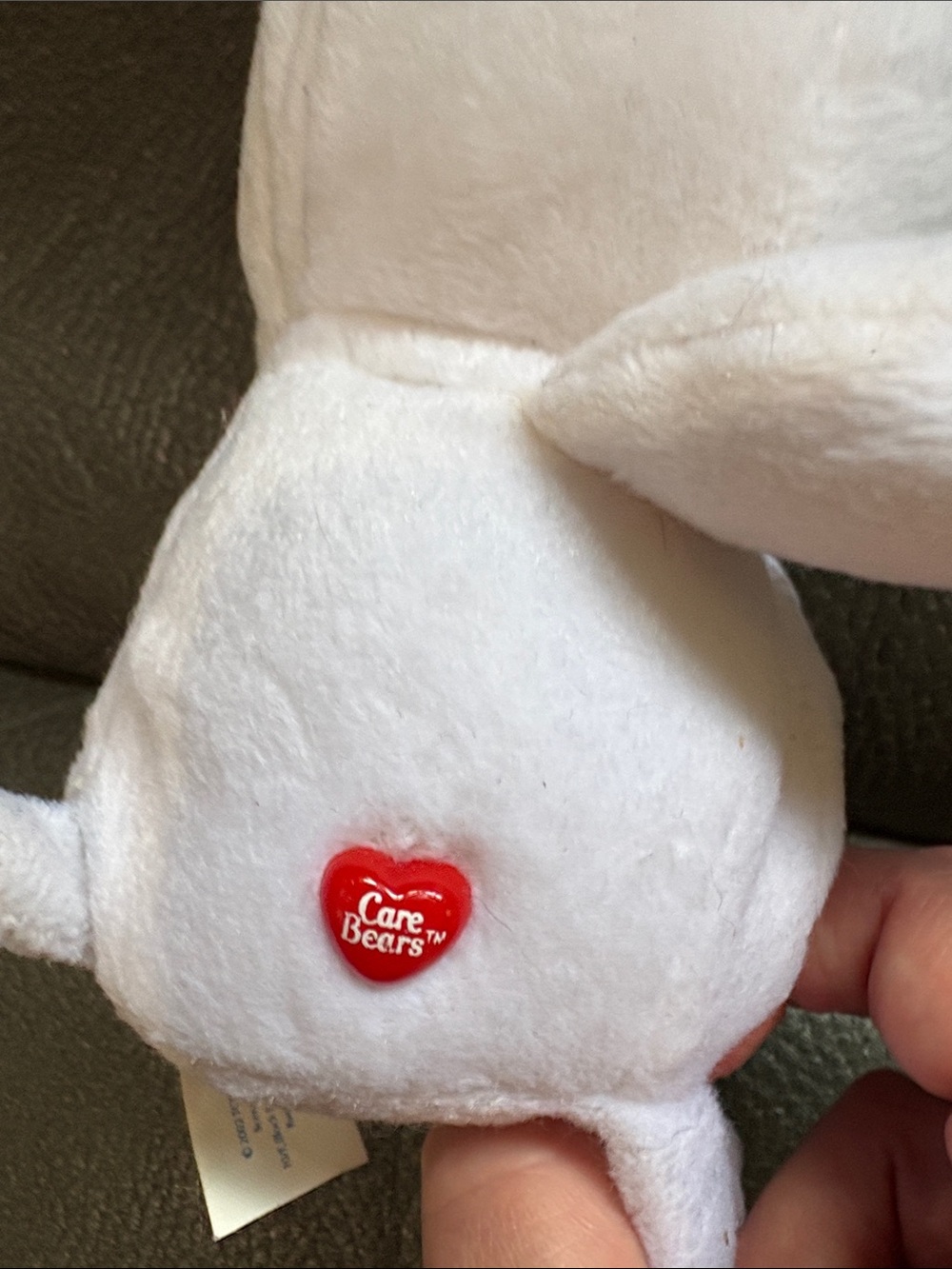 Carebear white plush with red white and blue - Picture 4 of 5